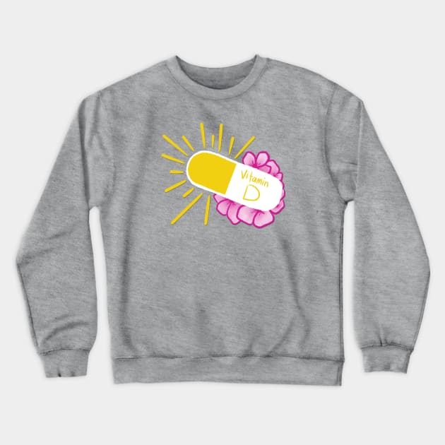 Vitamin D Crewneck Sweatshirt by Happimola